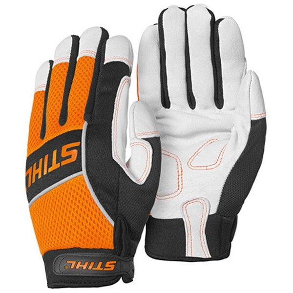 STIHL Advance Ergo MS zaštitine rukavice na beloj pozadini