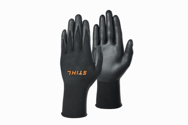 STIHL Senso Touch radne rukavice na beloj pozadini